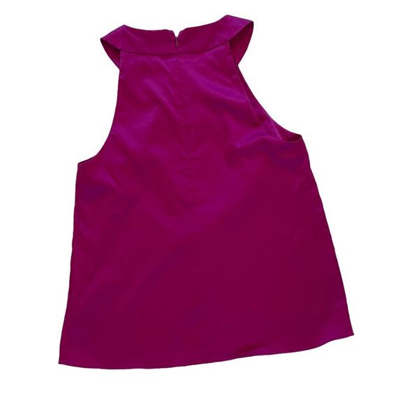 The Limited Silky Purple Rounded Neck Sleeveless Blouse/Tank/Top/Shell, S - Picture 7 of 13